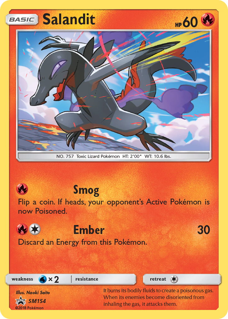 Salandit (SM154) [Sun & Moon: Black Star Promos] | Good Games North