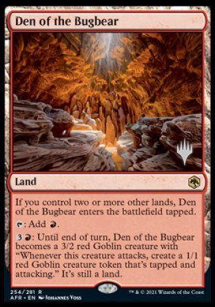 Den of the Bugbear (Promo Pack) [Dungeons & Dragons: Adventures in the Forgotten Realms Promos] | Good Games North