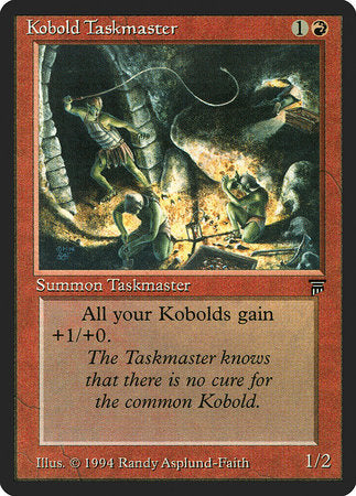 Kobold Taskmaster [Legends] | Good Games North