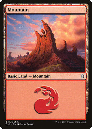 Mountain (347) [Commander 2016] | Good Games North