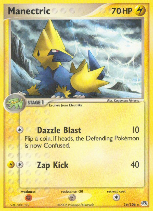 Manectric (16/106) [EX: Emerald] | Good Games North