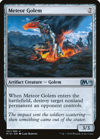 Meteor Golem [Core Set 2019] | Good Games North