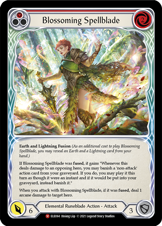 Blossoming Spellblade [ELE064] (Tales of Aria)  1st Edition Normal | Good Games North