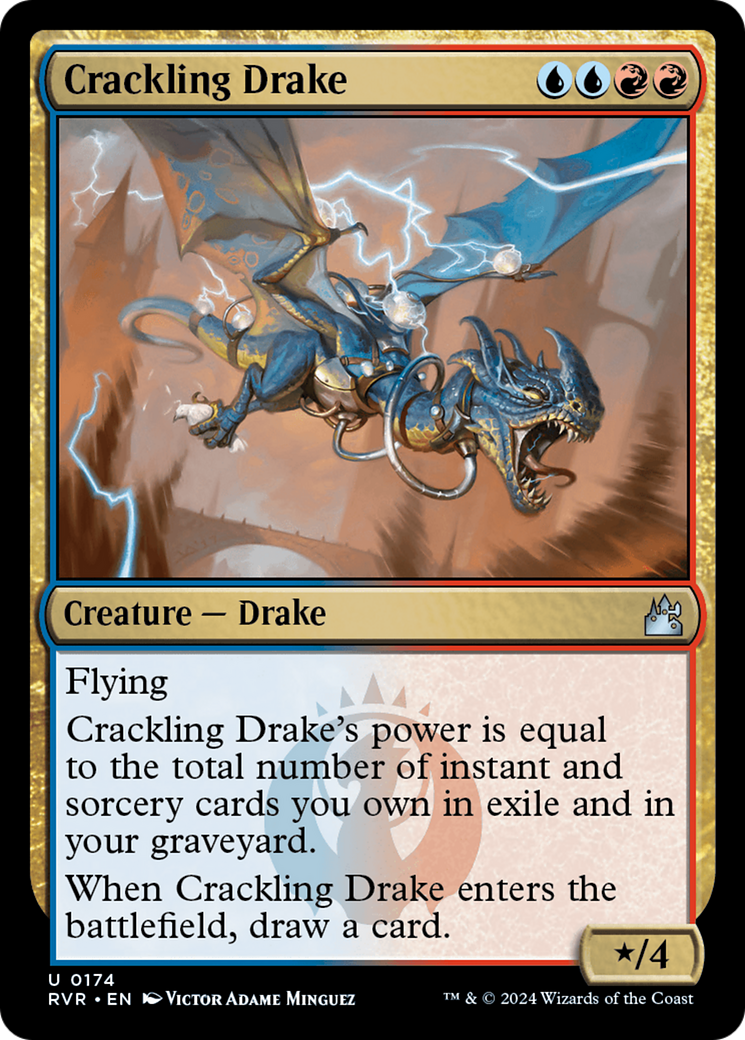 Crackling Drake [Ravnica Remastered] | Good Games North