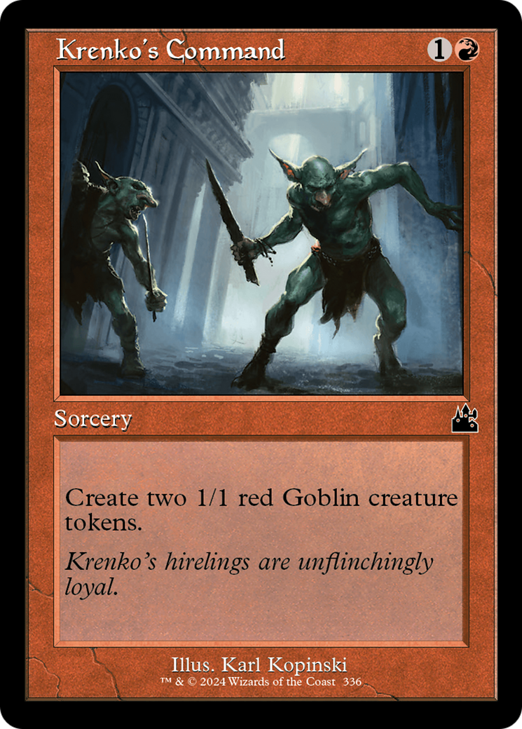 Krenko's Command (Retro Frame) [Ravnica Remastered] | Good Games North