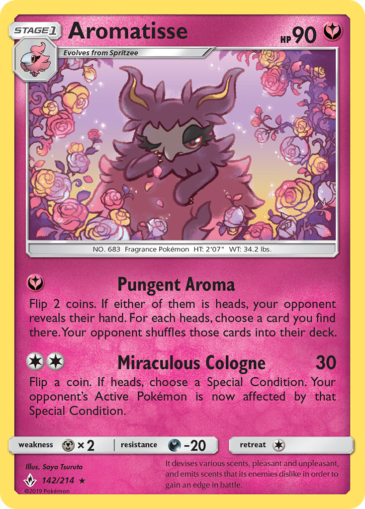 Aromatisse (142/214) [Sun & Moon: Unbroken Bonds] | Good Games North