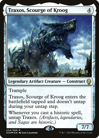 Traxos, Scourge of Kroog [Dominaria Promos] | Good Games North