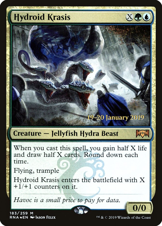 Hydroid Krasis [Ravnica Allegiance Prerelease Promos] | Good Games North