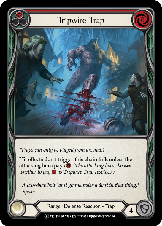 Tripwire Trap [U-CRU126-RF] Unlimited Rainbow Foil | Good Games North