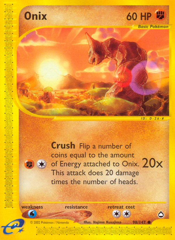 Onix (98/147) [Aquapolis] | Good Games North