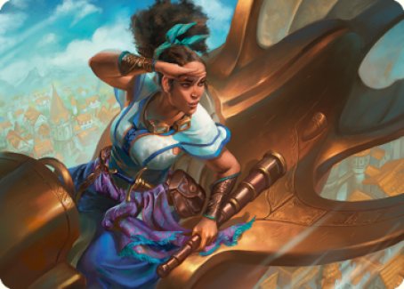 Talas Lookout Art Card [Dominaria United Art Series] | Good Games North