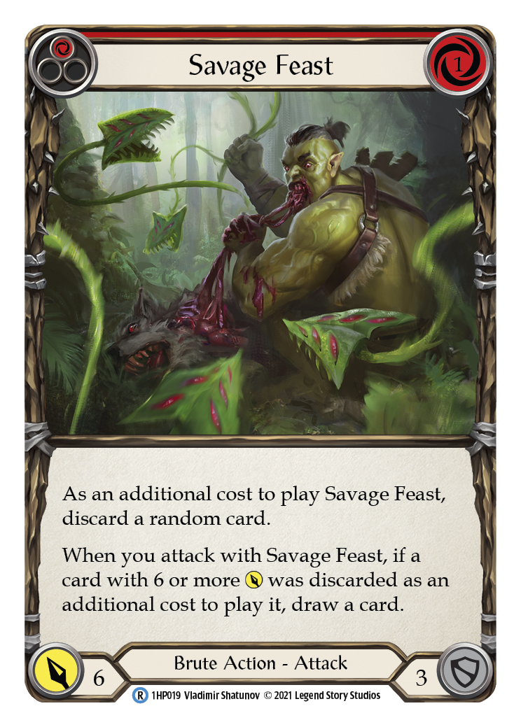 Savage Feast (Red) [1HP019] | Good Games North