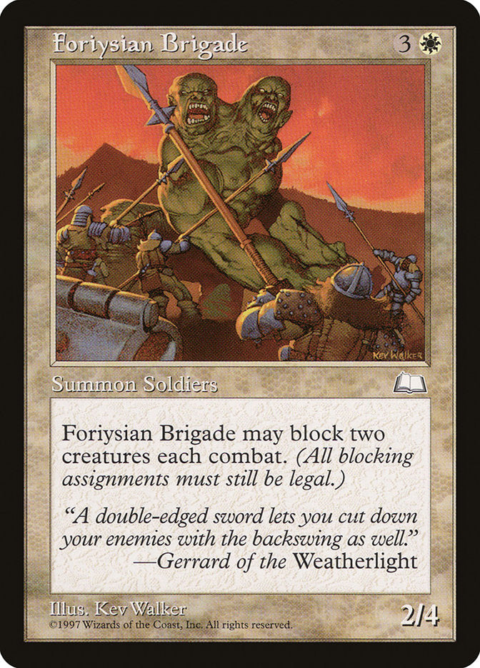 Foriysian Brigade [Weatherlight] | Good Games North