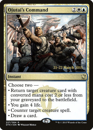 Ojutai's Command [Dragons of Tarkir Promos] | Good Games North