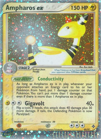 Ampharos ex (89/97) [EX: Dragon] | Good Games North
