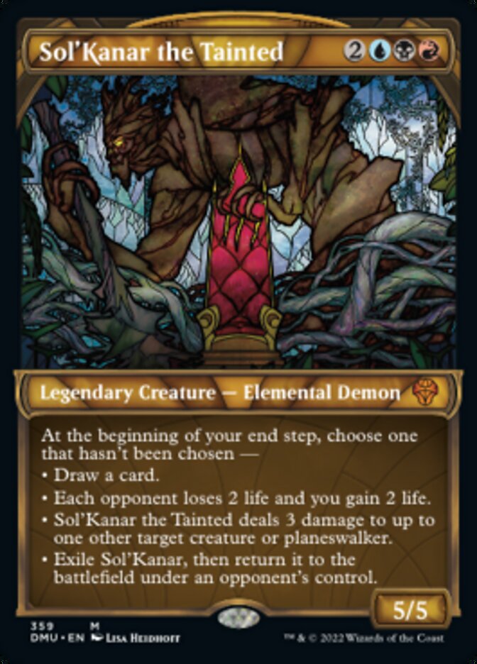 Sol'Kanar the Tainted (Showcase Textured) [Dominaria United] | Good Games North