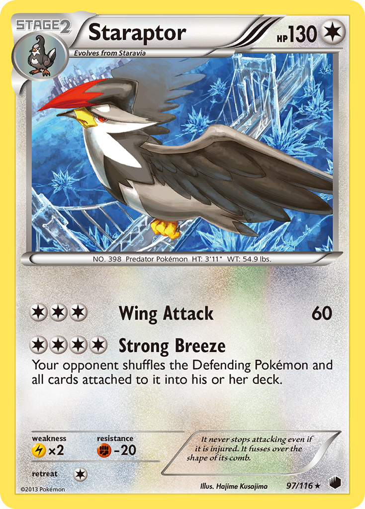 Staraptor (97/116) [Black & White: Plasma Freeze] | Good Games North