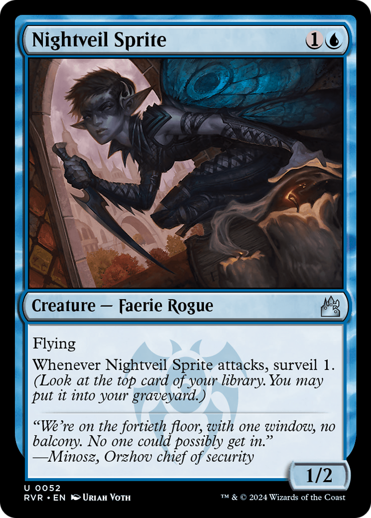 Nightveil Sprite [Ravnica Remastered] | Good Games North