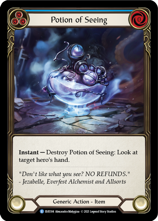 Potion of Seeing [EVR184] (Everfest)  1st Edition Cold Foil | Good Games North