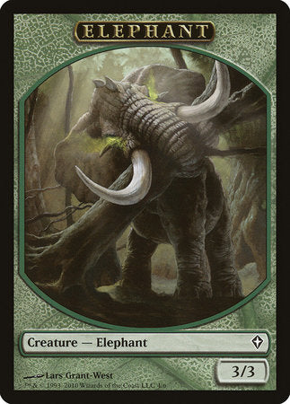 Elephant Token [Worldwake Tokens] | Good Games North