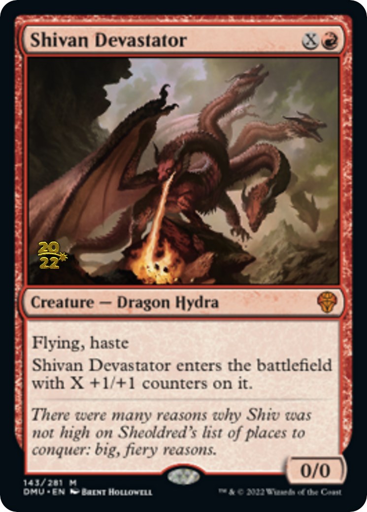 Shivan Devastator [Dominaria United Prerelease Promos] | Good Games North