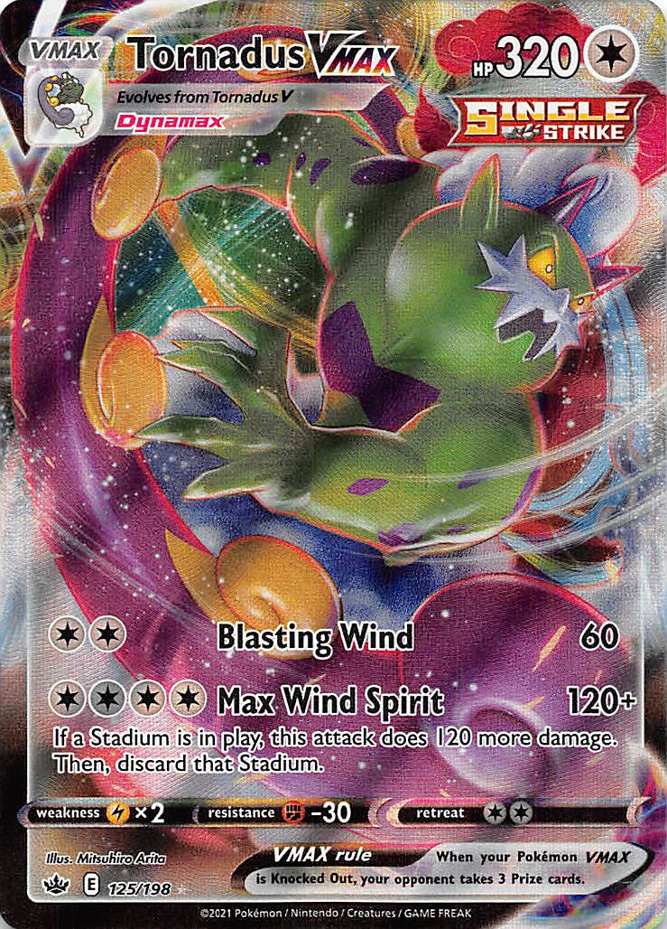 Tornadus VMAX (125/198) [Sword & Shield: Chilling Reign] | Good Games North