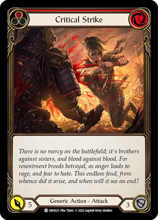 Critical Strike [DRO023] (Uprising Dromai Blitz Deck) | Good Games North