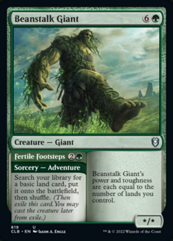 Beanstalk Giant // Fertile Footsteps [Commander Legends: Battle for Baldur's Gate] | Good Games North