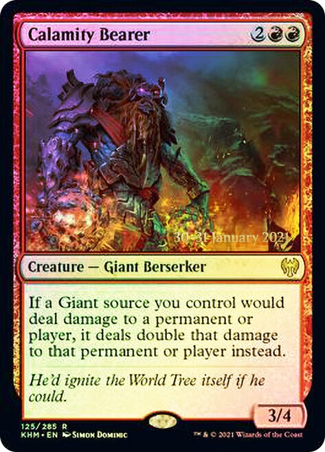 Calamity Bearer  [Kaldheim Prerelease Promos] | Good Games North