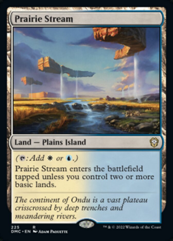 Prairie Stream [Dominaria United Commander] | Good Games North