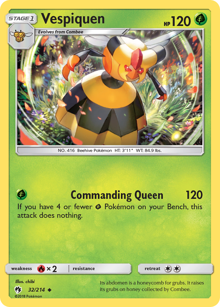 Vespiquen (32/214) [Sun & Moon: Lost Thunder] | Good Games North