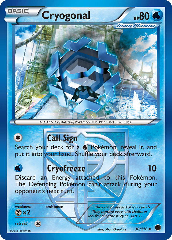 Cryogonal (30/116) [Black & White: Plasma Freeze] | Good Games North