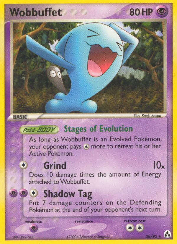 Wobbuffet (28/92) [EX: Legend Maker] | Good Games North