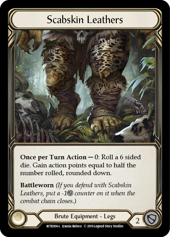 Scabskin Leathers [WTR004-L] Alpha Print Cold Foil | Good Games North