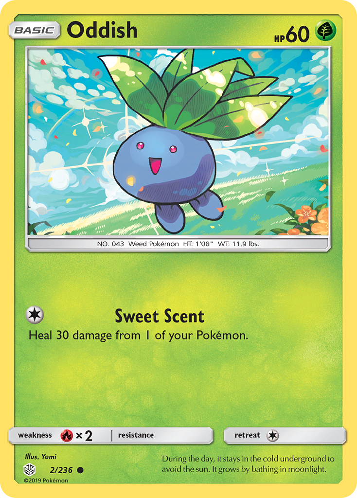 Oddish (2/236) [Sun & Moon: Cosmic Eclipse] | Good Games North