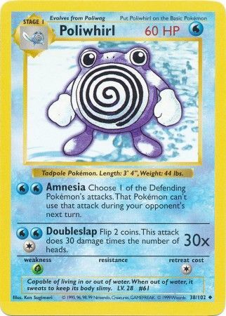 Poliwhirl (38/102) [Base Set Shadowless Unlimited] | Good Games North