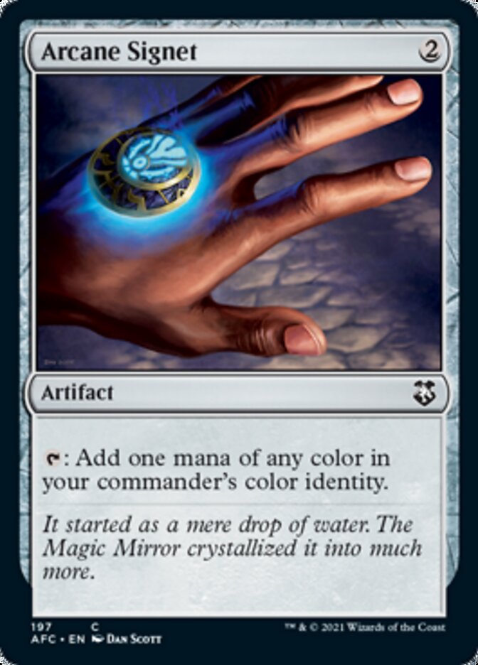 Arcane Signet [Dungeons & Dragons: Adventures in the Forgotten Realms Commander] | Good Games North