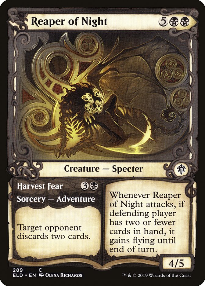 Reaper of Night // Harvest Fear (Showcase) [Throne of Eldraine] | Good Games North