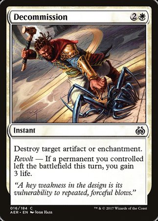 Decommission [Aether Revolt] | Good Games North