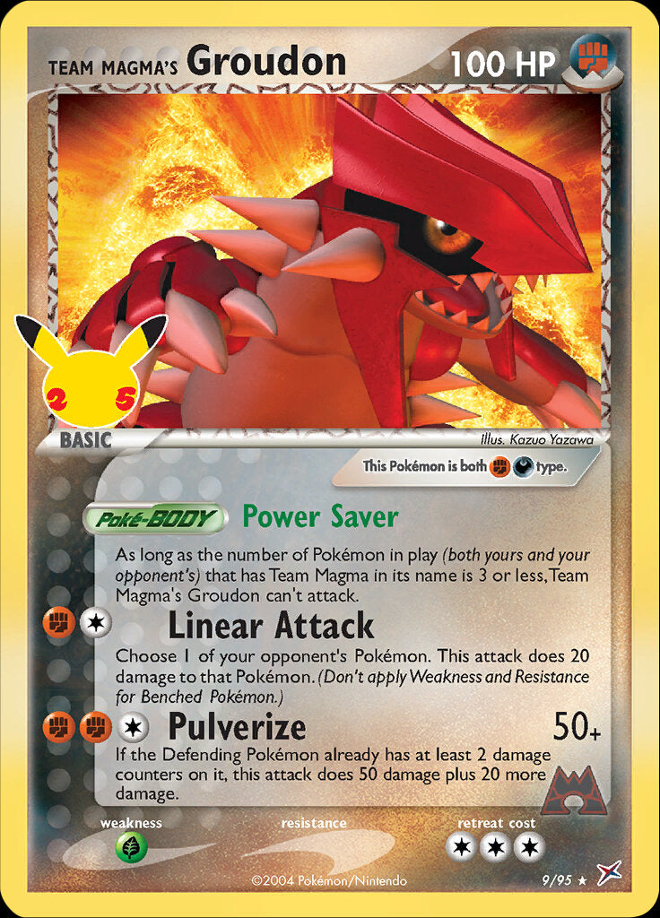 Team Magma's Groudon (9/95) [Celebrations: 25th Anniversary - Classic Collection] | Good Games North