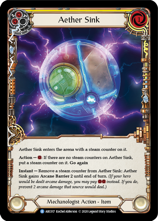 Aether Sink [U-ARC017] Unlimited Rainbow Foil | Good Games North