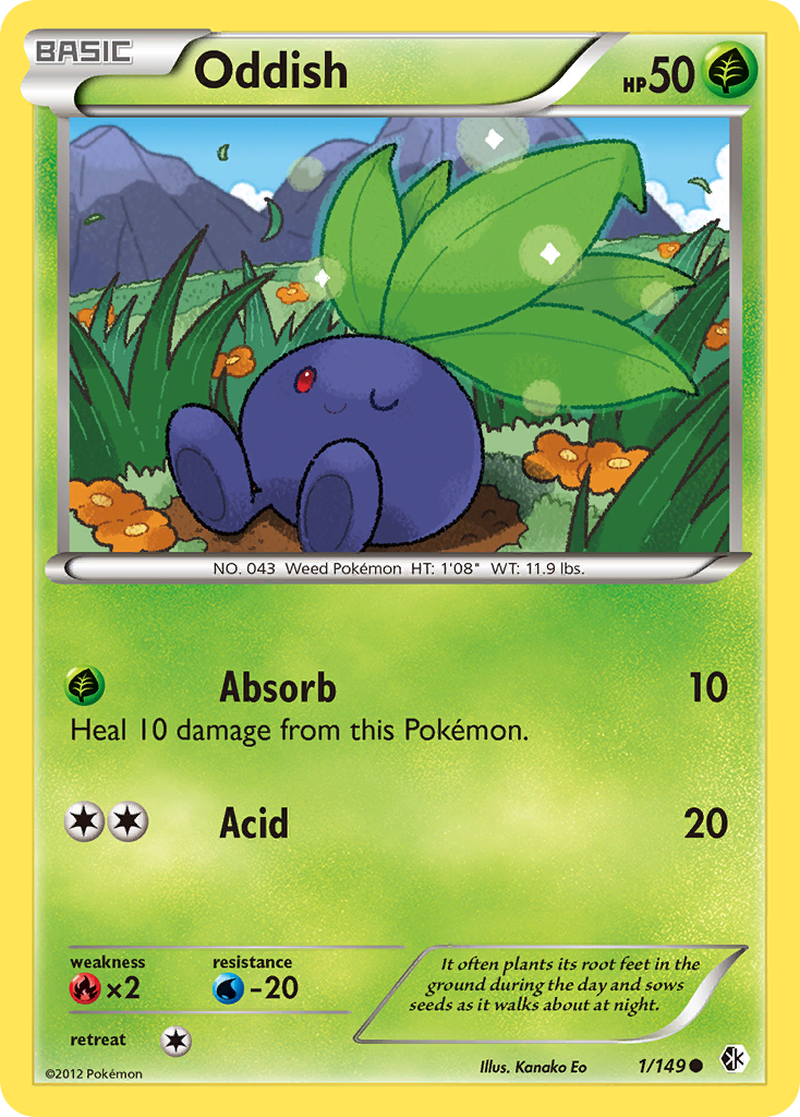 Oddish (1/149) [Black & White: Boundaries Crossed] | Good Games North