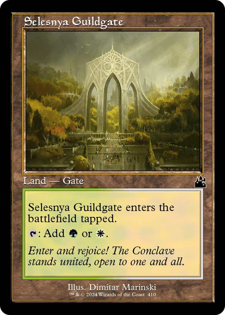 Selesnya Guildgate (Retro Frame) [Ravnica Remastered] | Good Games North