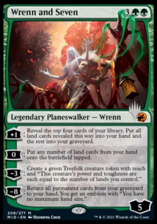 Wrenn and Seven (Promo Pack) [Innistrad: Midnight Hunt Promos] | Good Games North
