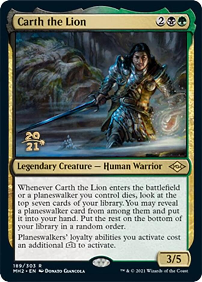 Carth the Lion [Modern Horizons 2 Prerelease Promos] | Good Games North