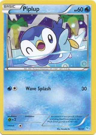Piplup (16/30) [XY: Trainer Kit 3 - Suicune] | Good Games North