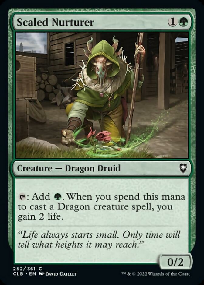 Scaled Nurturer [Commander Legends: Battle for Baldur's Gate] | Good Games North