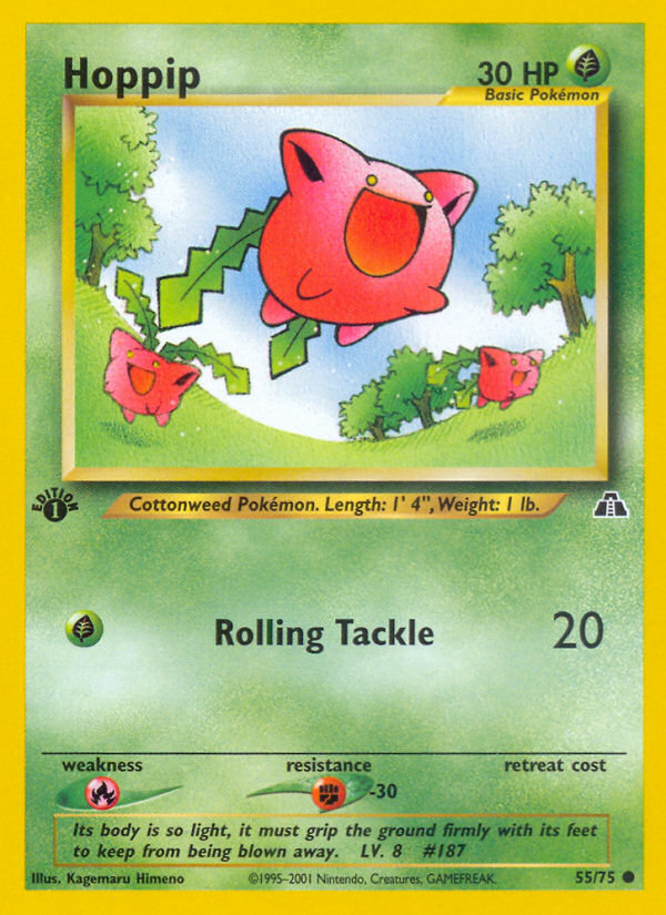 Hoppip (55/75) [Neo Discovery 1st Edition] | Good Games North