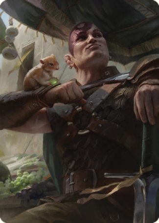 Minsc & Boo, Timeless Heroes Art Card (38) [Commander Legends: Battle for Baldur's Gate Art Series] | Good Games North