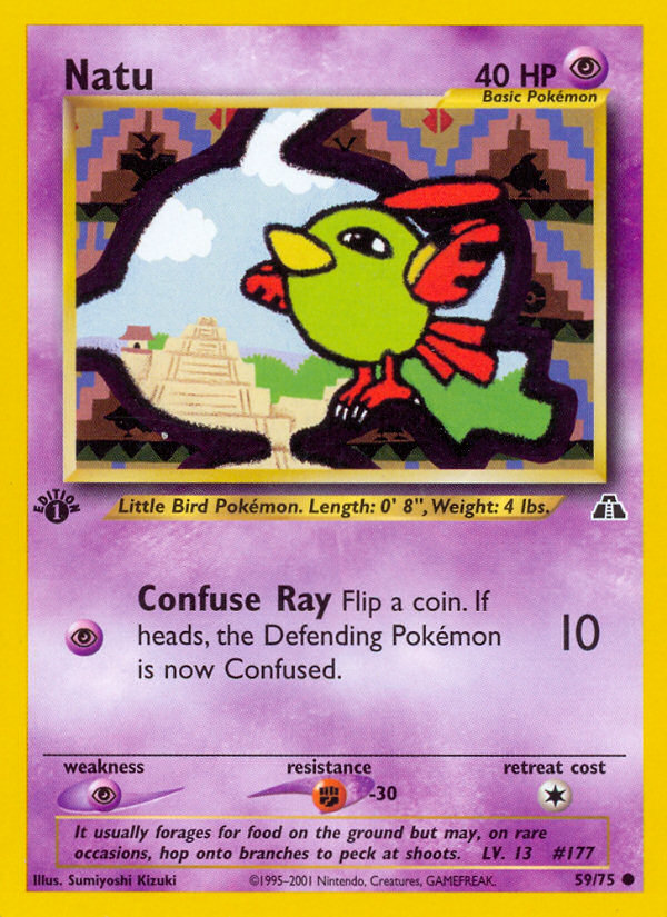 Natu (59/75) [Neo Discovery 1st Edition] | Good Games North